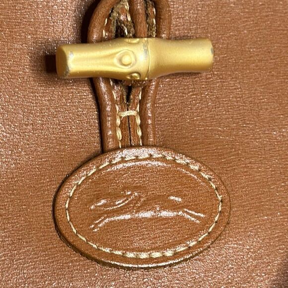 💯Authentic Long Champ Leather Tote Handbag🍀 - Picture 4 of 13